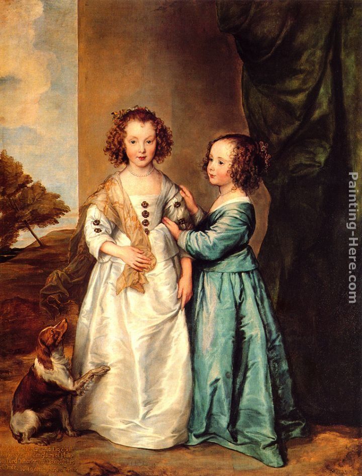 Sir Antony van Dyck Philadelphia and Elizabeth Wharton